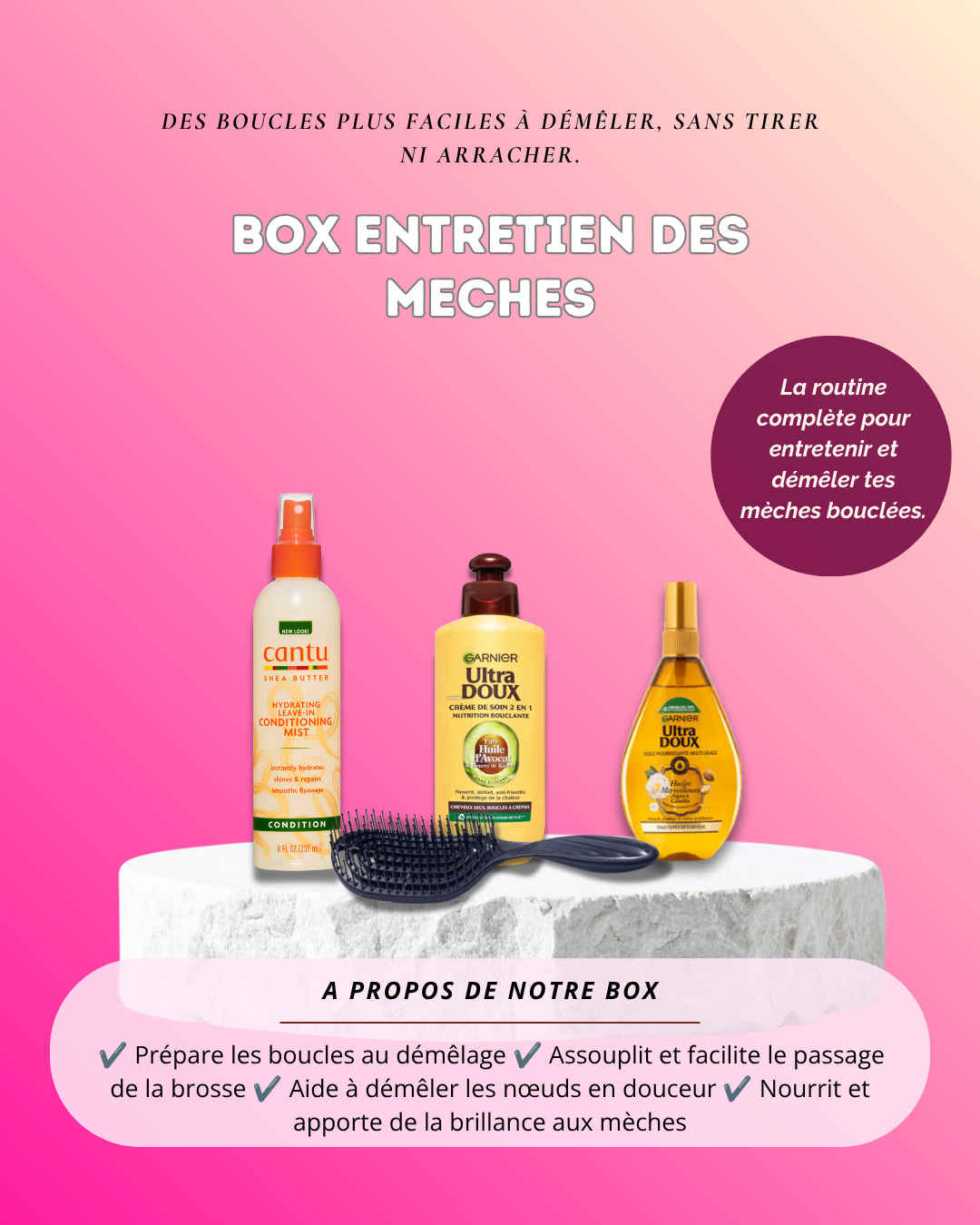 Box entretien des meches