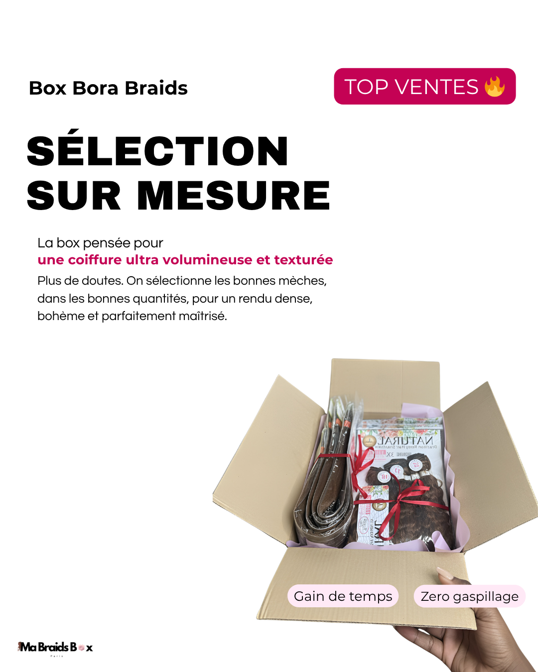 Box Bora Bora braids (Body wave) "TOP VENTES" 🔥