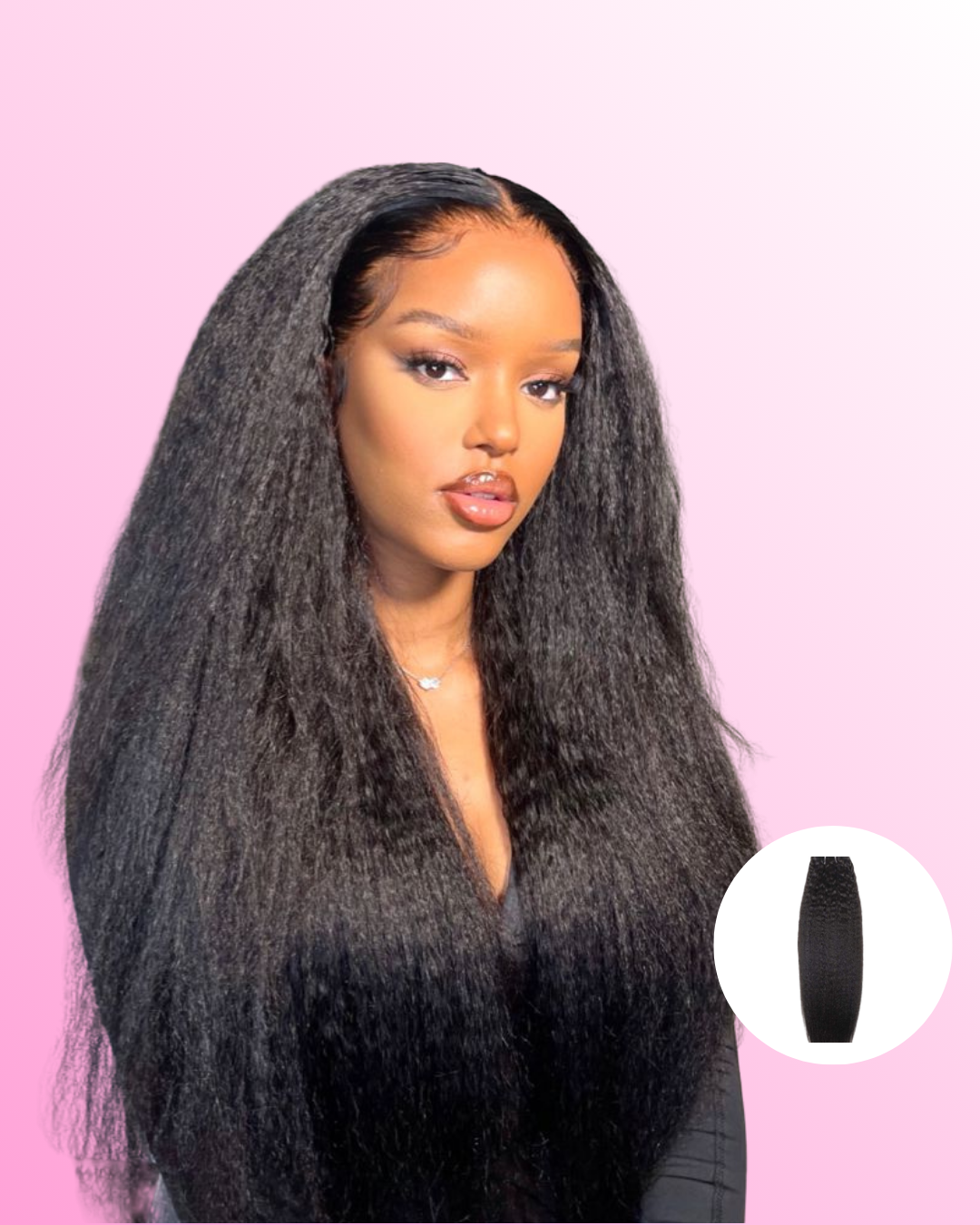 Box tissage kinky straight