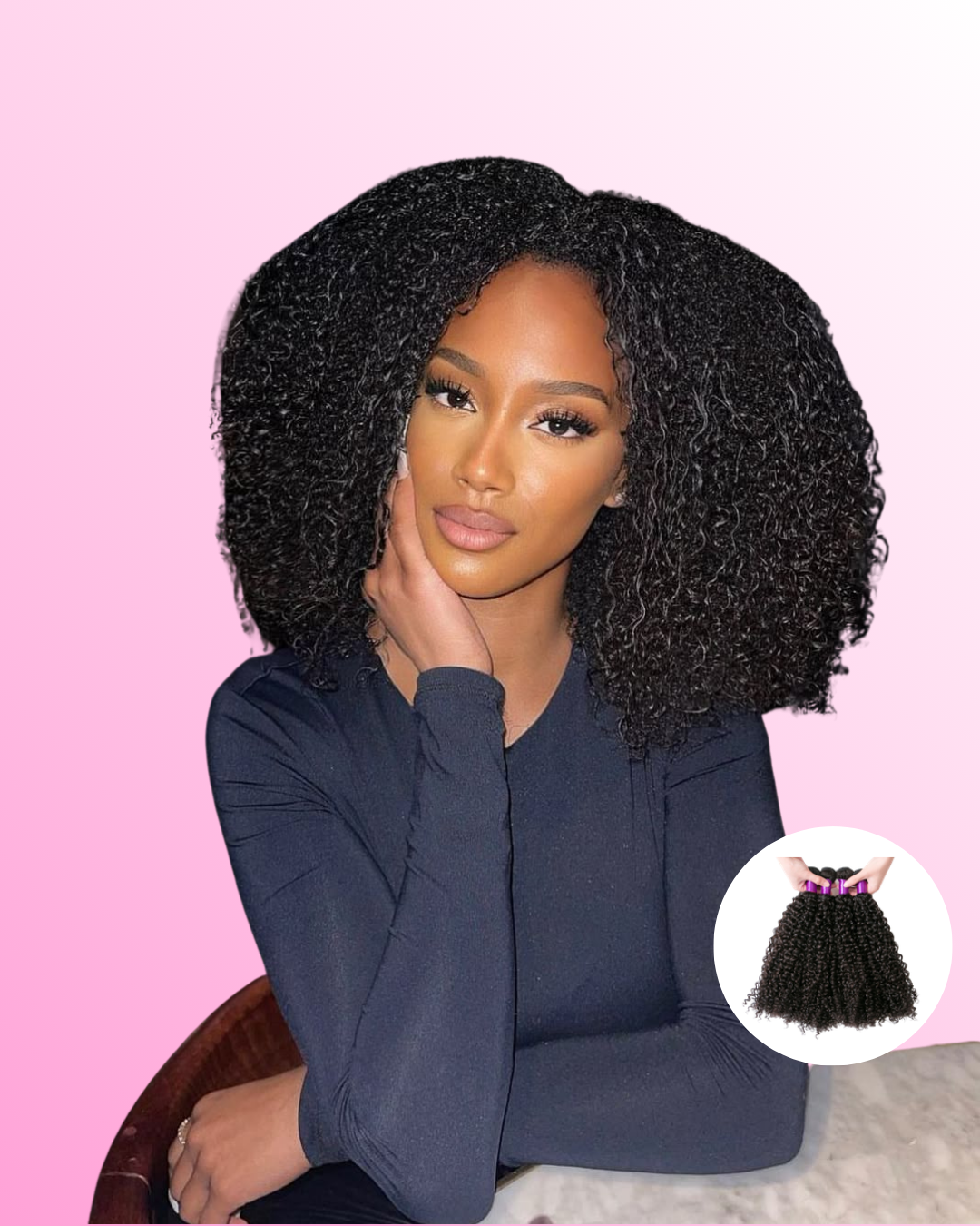 Box tissages kinky curly