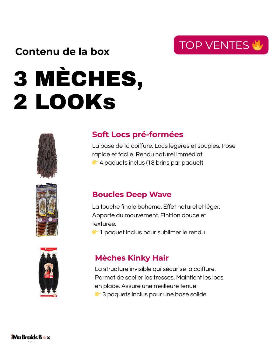 Box Boho softs locs "TOP VENTES" 🔥
