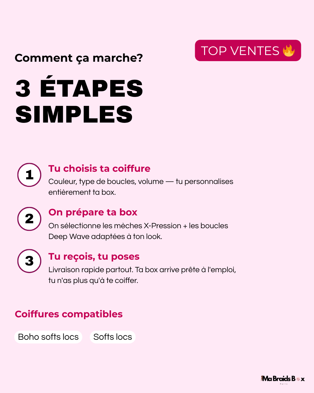 Box Boho softs locs "TOP VENTES" 🔥