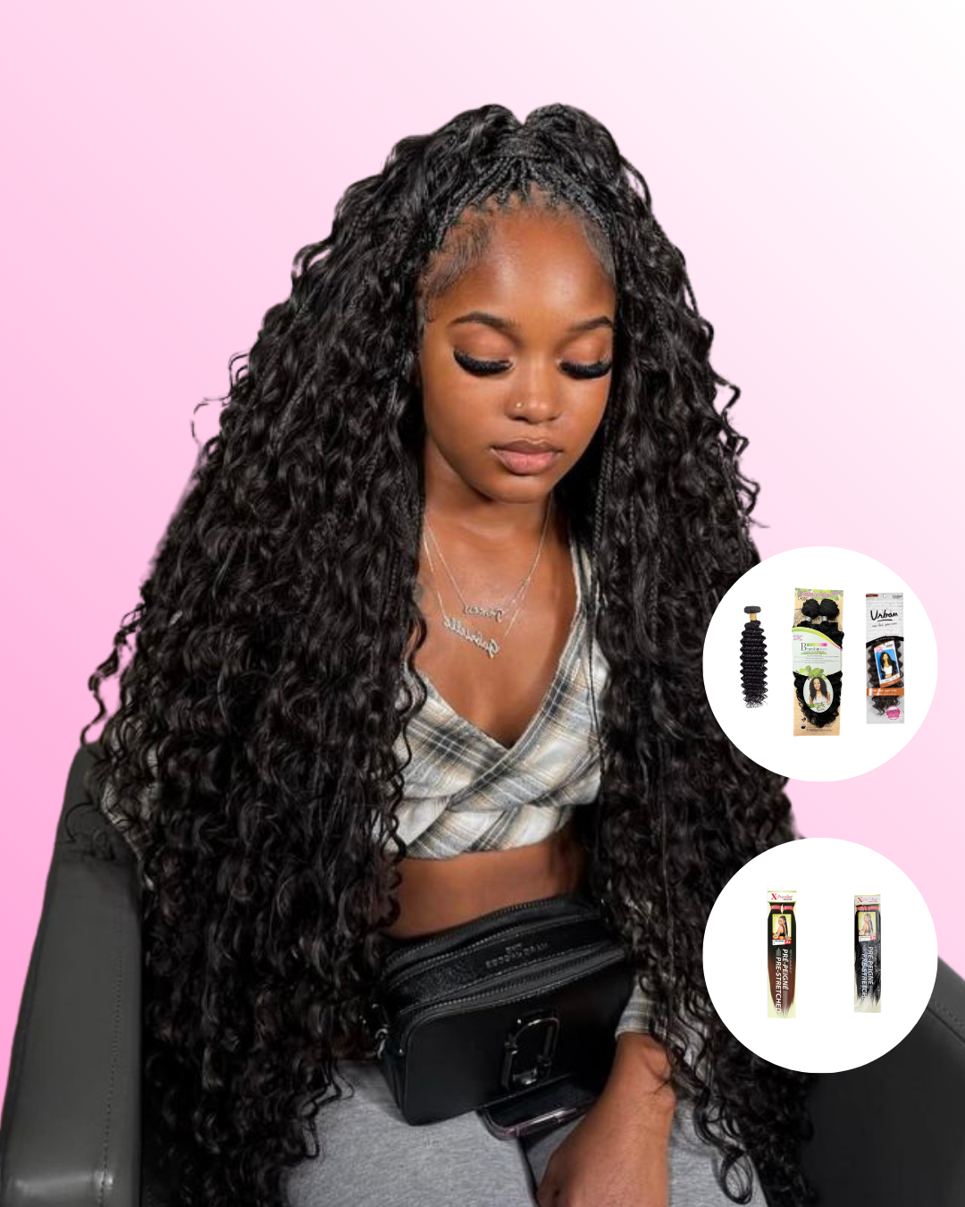 Box Bora Bora braids (Deep wave) "TOP VENTES" 🔥