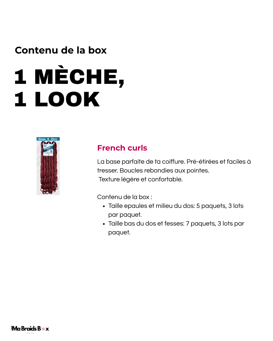 Box French curl