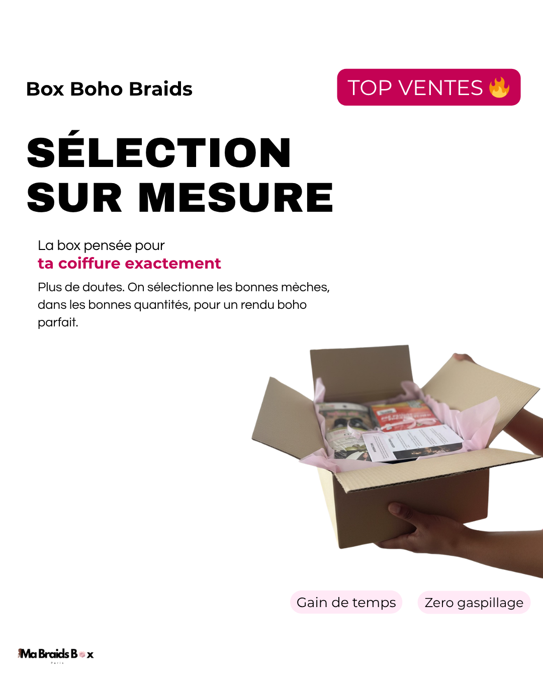 Box boho braids (Deep wave)"TOP VENTES" 🔥