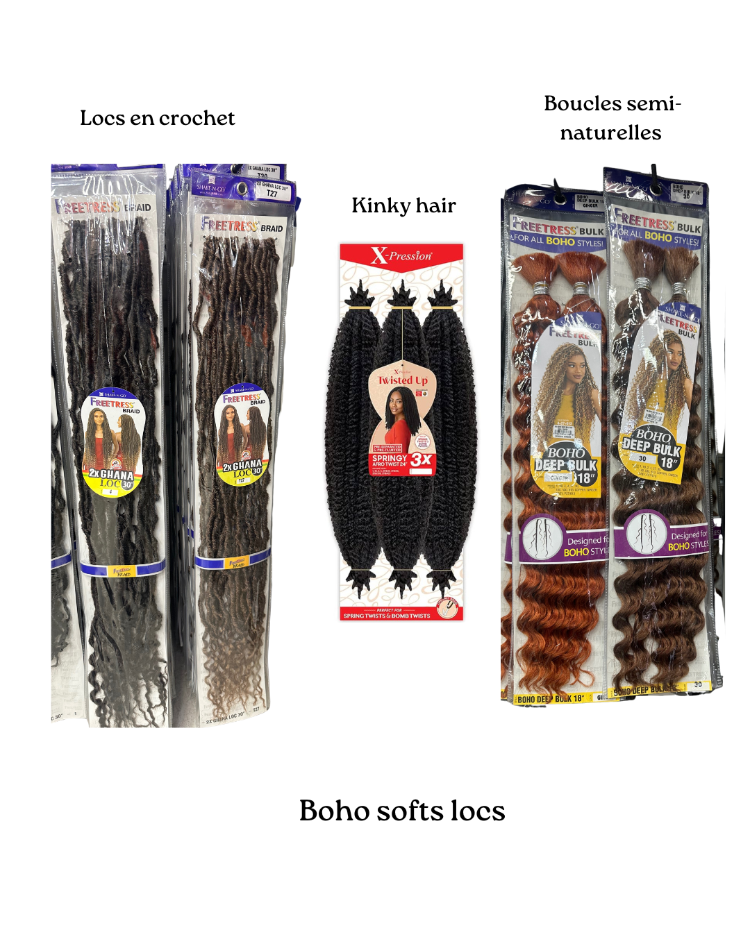 Box Boho softs locs "TOP VENTES" 🔥 - Mabraidsbox Box Boho softs locs "TOP VENTES" 🔥