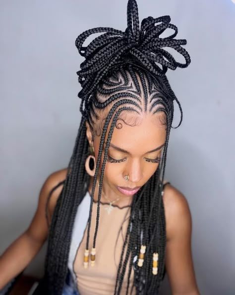 Box Braids( Braids, knotless braids, nattes collées, vanilles) - Mabraidsbox Box Braids( Braids, knotless braids, nattes collées, vanilles)