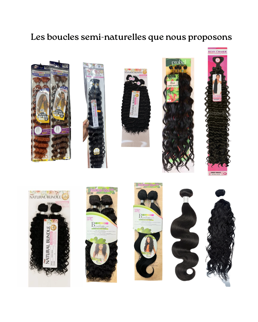 Box boho braids (Body wave)"TOP VENTES" 🔥