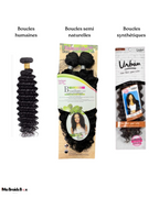 Produits cosmétiques ou mèches en plus.