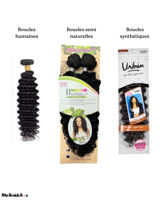 Produits cosmétiques ou mèches en plus.