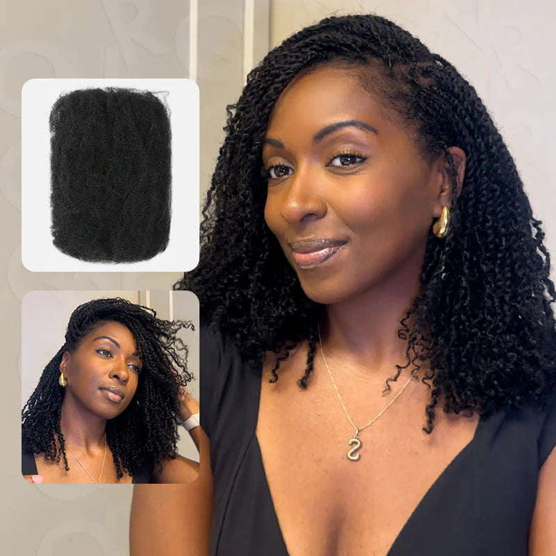 Box twists humaines (afro bulk) - Mabraidsbox Box twists humaines (afro bulk)